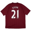 Oficiální Fotbalový Dres Manchester City Silva 21 2012-13 Hostující pro Muži